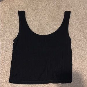 Black tank top